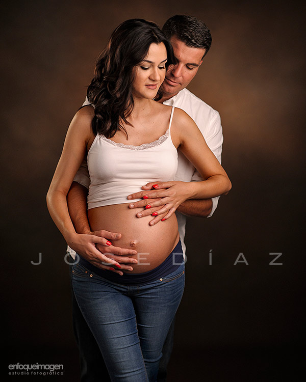 sesión fotográfica de estudio, fotos de embarazo