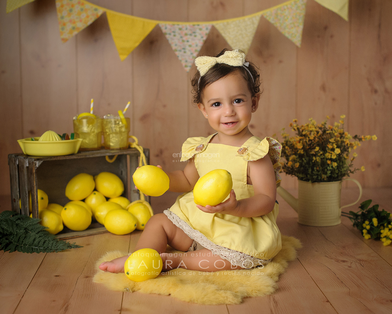 fotografía de bebé, fotografía infantil, sesion de verano, verano, limones, sesion infantil, sesion de fotos veraniega